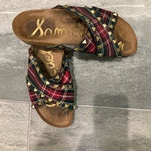 Sam Edelman slip on sandals.